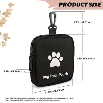 1pcs Dog Snack Bag Portable Pet Treat Pouch for Outdoor Walking Training Waist Fanny Pack Food Storage Pocket Animal Supply