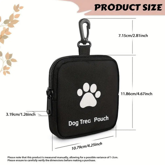 1pcs Dog Snack Bag Portable Pet Treat Pouch for Outdoor Walking Training Waist Fanny Pack Food Storage Pocket Animal Supply