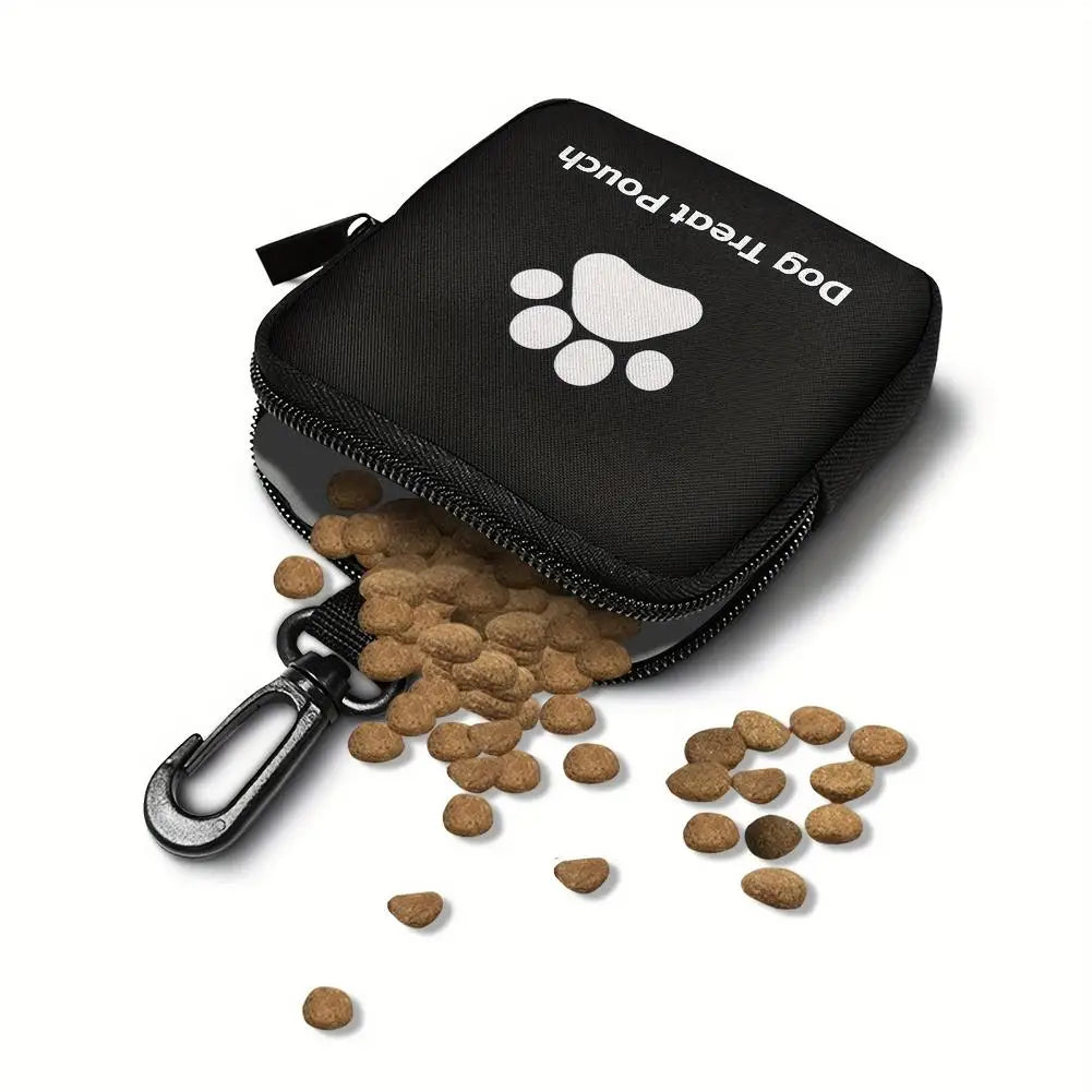 1pcs Dog Snack Bag Portable Pet Treat Pouch for Outdoor Walking Training Waist Fanny Pack Food Storage Pocket Animal Supply