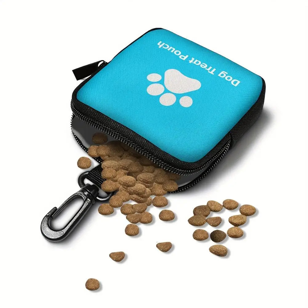 1pcs Dog Snack Bag Portable Pet Treat Pouch for Outdoor Walking Training Waist Fanny Pack Food Storage Pocket Animal Supply