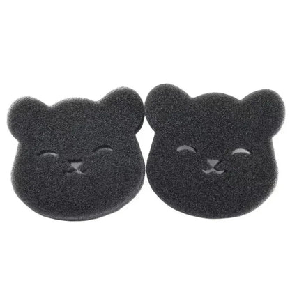 Pet hair remover set includes 2 4 pcs sticky sponges for washing machine dryer use black lint catcher