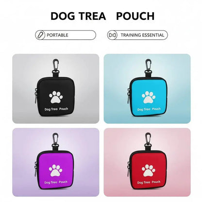 1pcs Dog Snack Bag Portable Pet Treat Pouch for Outdoor Walking Training Waist Fanny Pack Food Storage Pocket Animal Supply
