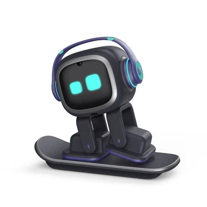 Emo Robot Commercial Smart AI, Voice Recognition Emotional Companion, Electronic Pet for Children Adult with App & Home Control