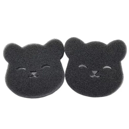 Pet hair remover set includes 2 4 pcs sticky sponges for washing machine dryer use black lint catcher